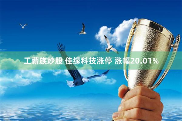 工薪族炒股 佳缘科技涨停 涨幅20.01%